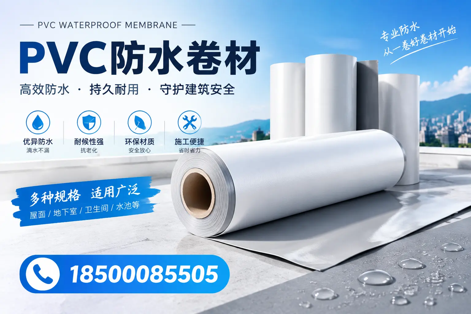 如何选择适合的PVC防水卷材?专家为您解答忻州的需求